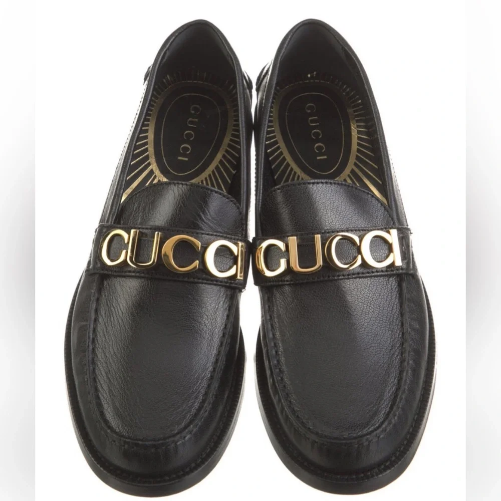 Gucci Leather Loafers - Picture 1 of 5
